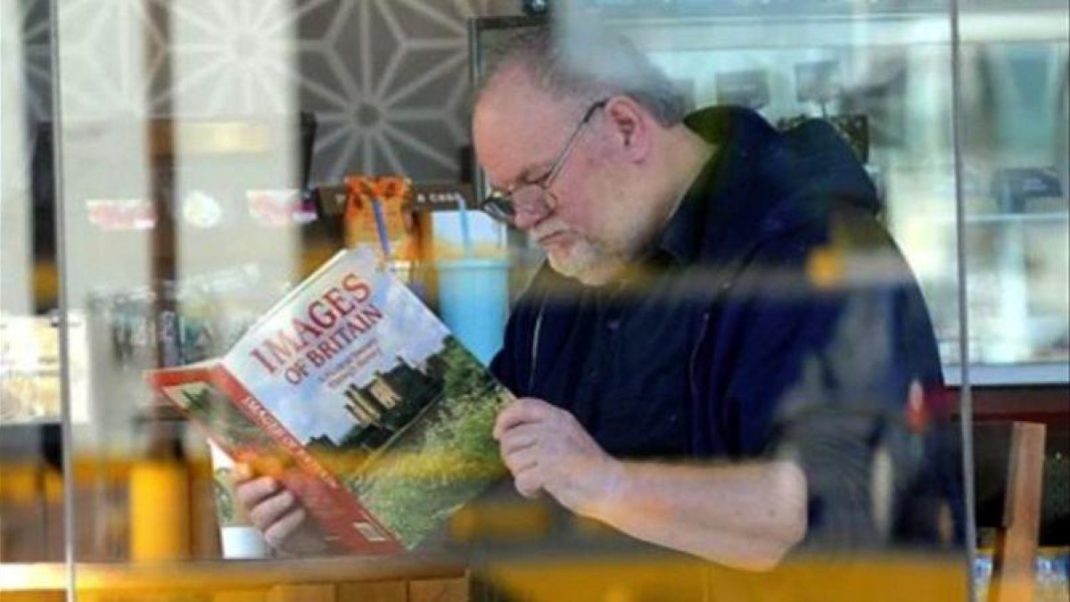 Thomas Markle, en una cafería de México, el pasado abril.