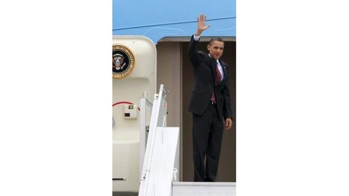 Obama, antes de viajar de Praga a EE.UU.