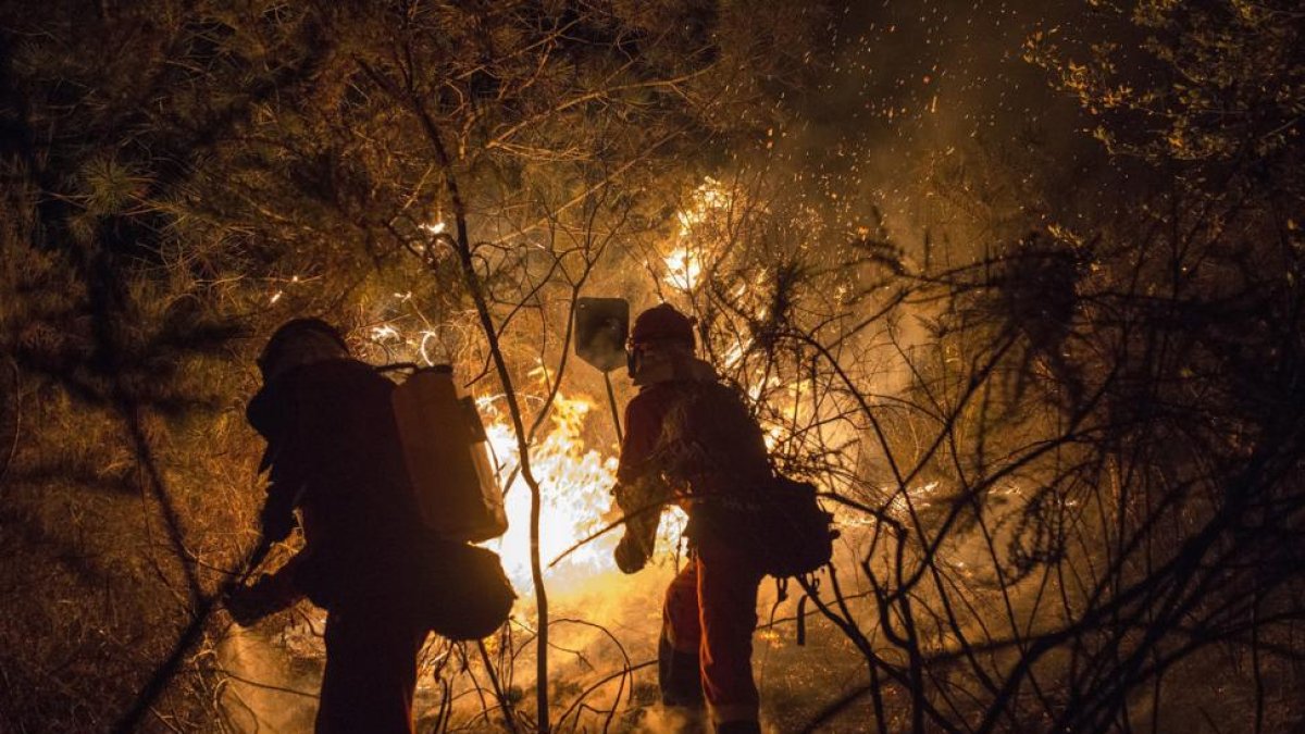 Incendio en Galicia, el pasado mes de octubre.