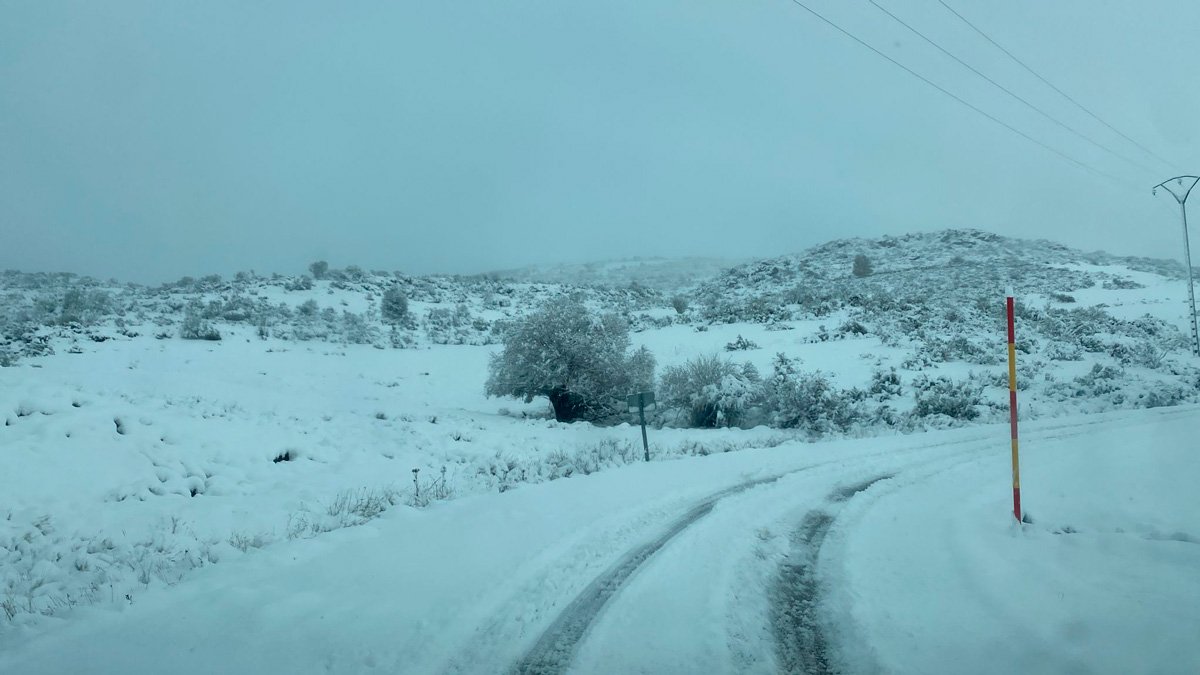 Así amaneció Valverde de la Sierra. J.M. CAMPOS