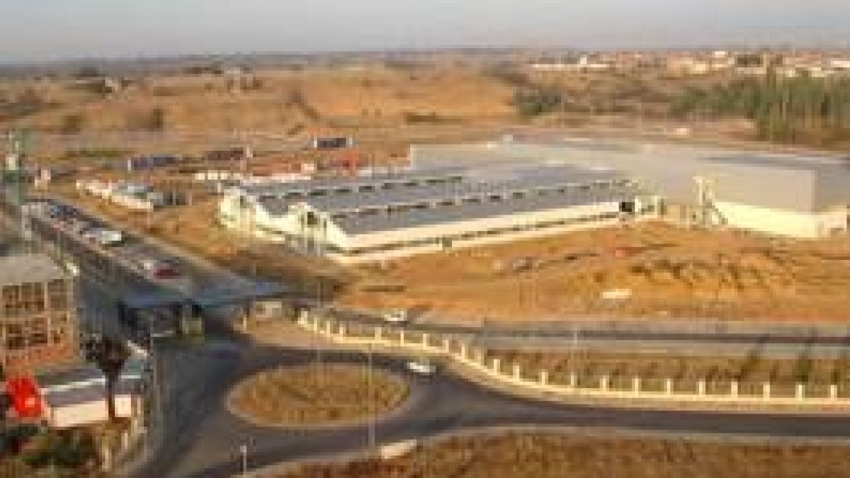 Vista aérea del Parque Tecnológico de León, ubicado en terrenos de la pedanía leonesa de Armunia