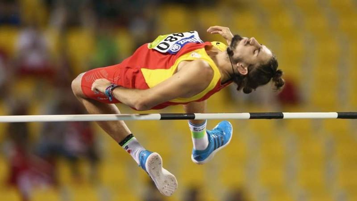 Daniel Pérez tiene en el salto de altura su mejor opción para colgarse una medalla. DL