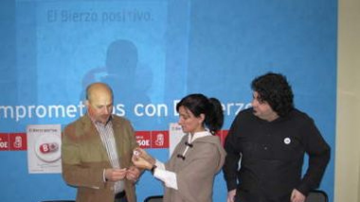 Manuel Ángel Rey, Belén Fernández y David López.