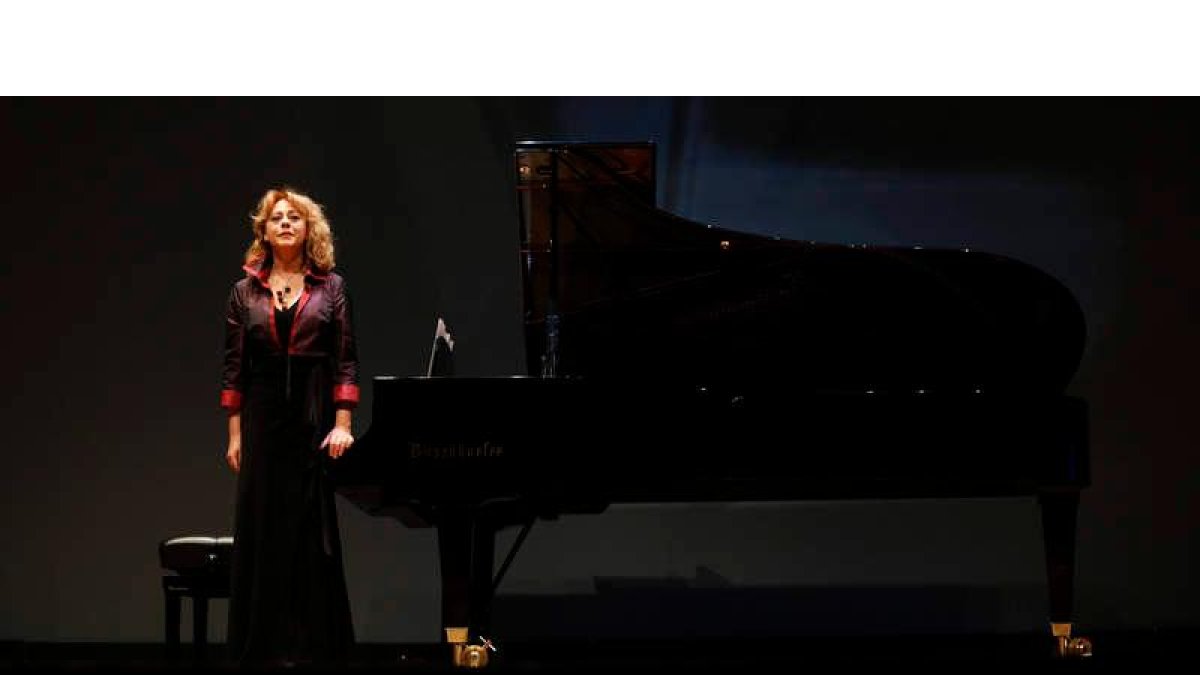 La pianista leonesa actuará en Ponferrada a final de mes.