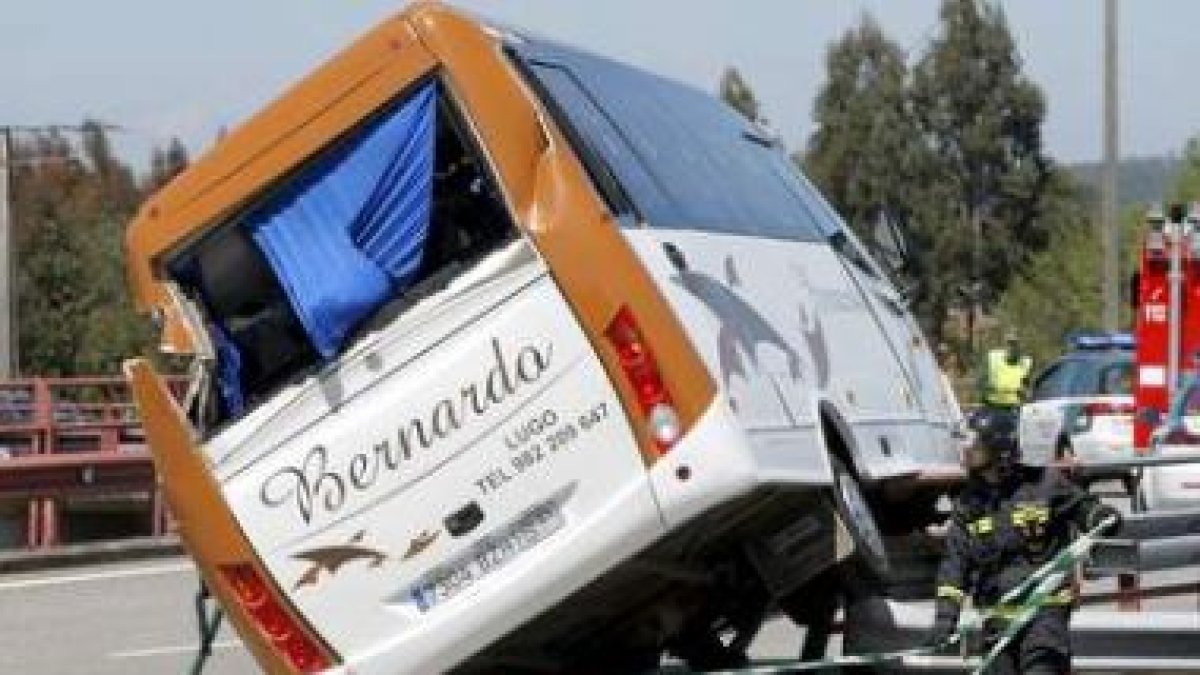 En el microbús viajaba un equipo juvenil de voleibol