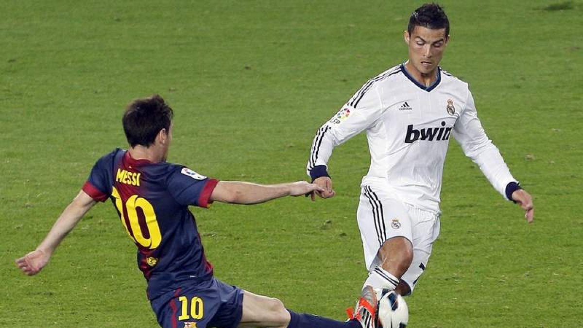 Messi y Cristiano Ronaldo, principales alicientes de un clásico con mucho talento. ALBERTO ESTÉVEZ