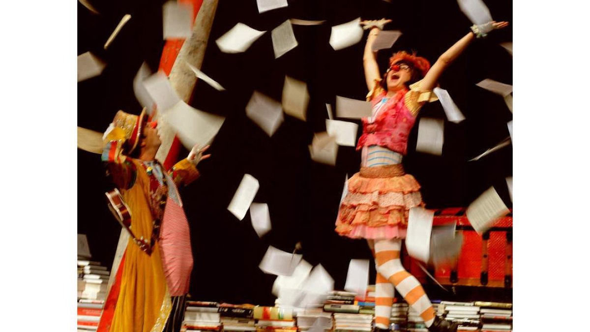 Una escena de la representación de la compaía Teatro Malta.