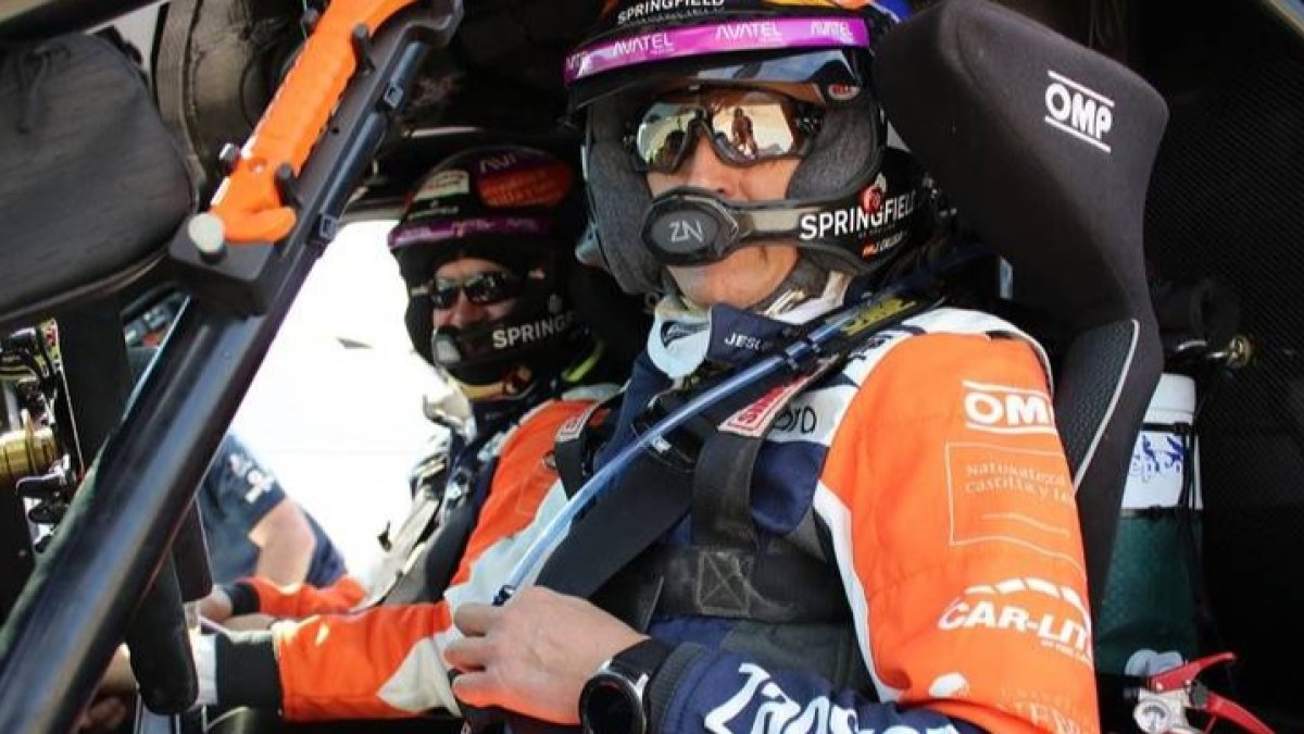 Jesús Calleja, en el Dakar de este año. DL