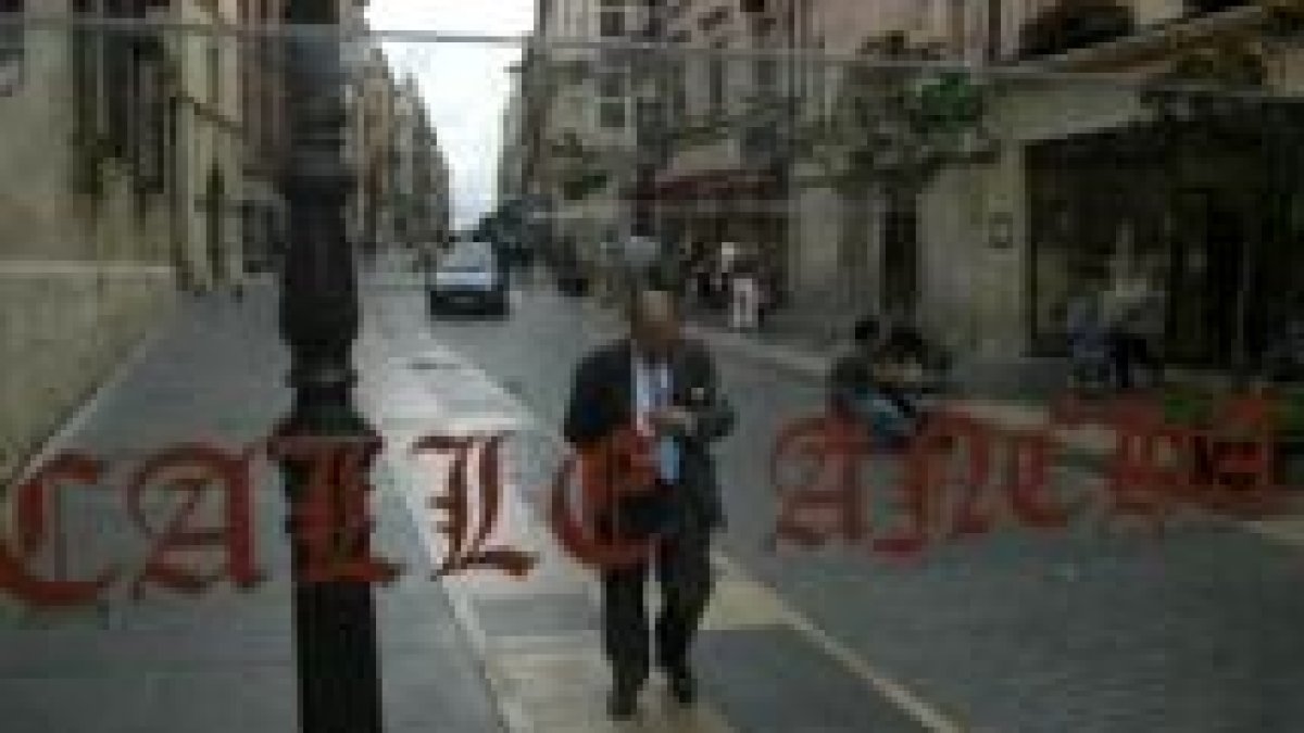 Imagen de la Calle Ancha por donde circulará en breve el microbús hacia El Ejido