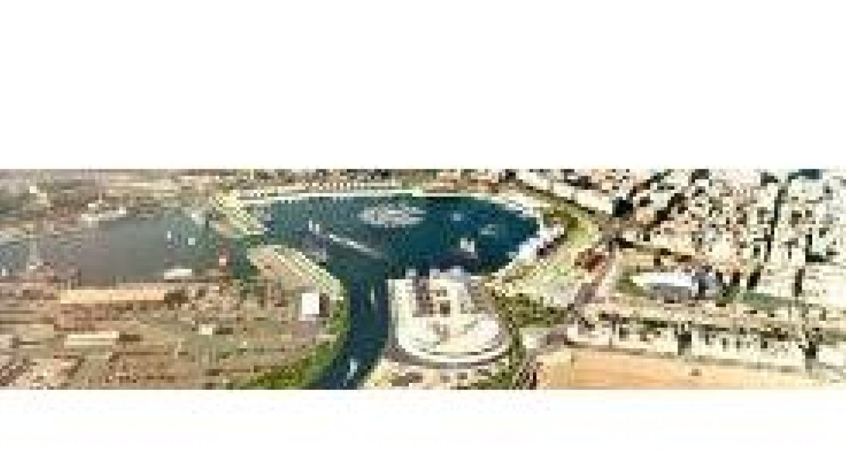 Imagen creada por ordenador de la remodelación del puerto de Valencia