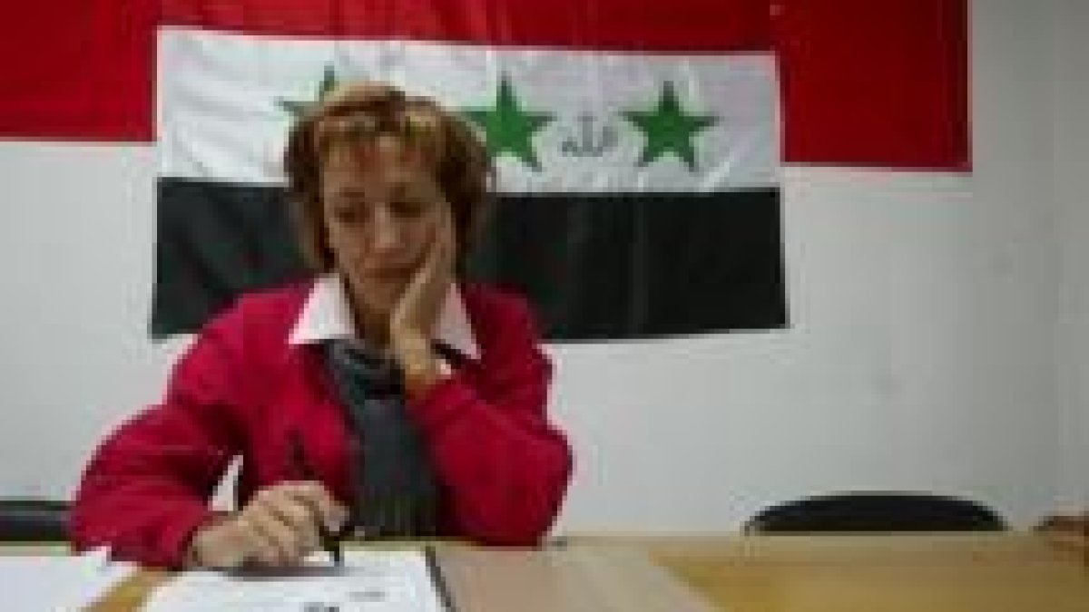 Ana Rodríguez Alonso, representante leonesa en la expedición española de apoyo al pueblo iraquí