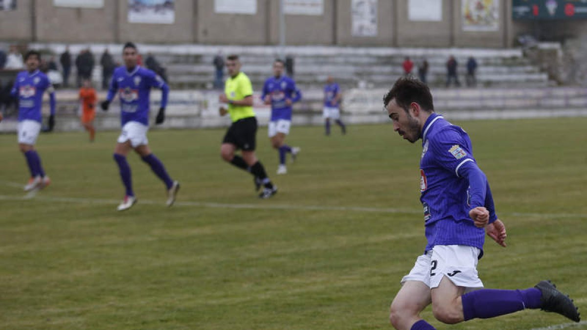 El equipo morado mantiene su escalada en la tabla. FERNANDO OTERO