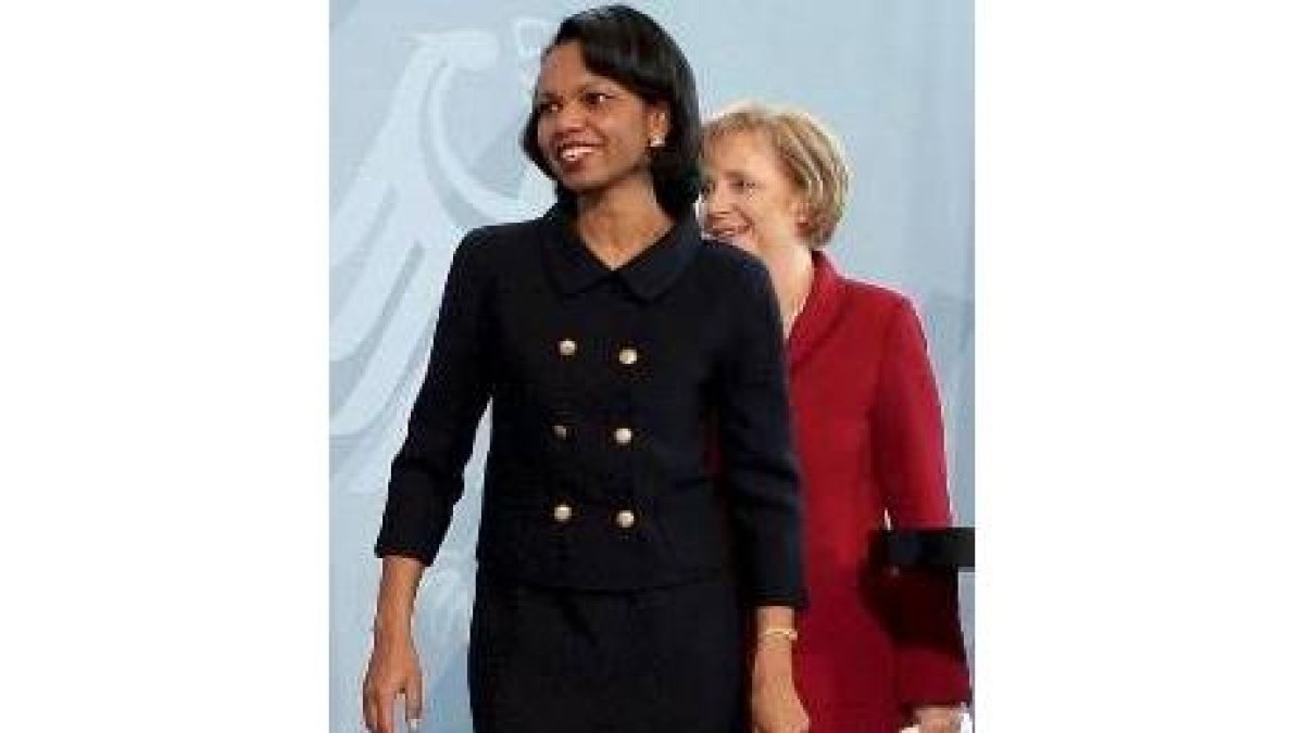 Condoleeza Rice y Ángela Mérkel, dos de las mujeres más influyentes del mundo
