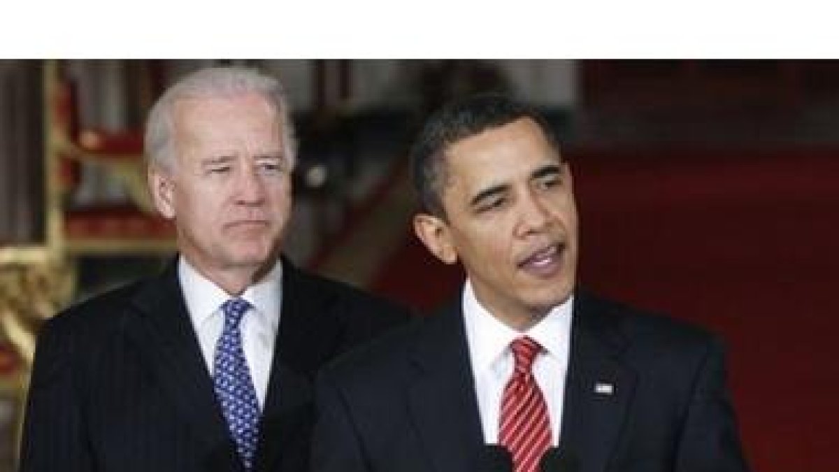 Obama y el vicepresidente Joe Biden.