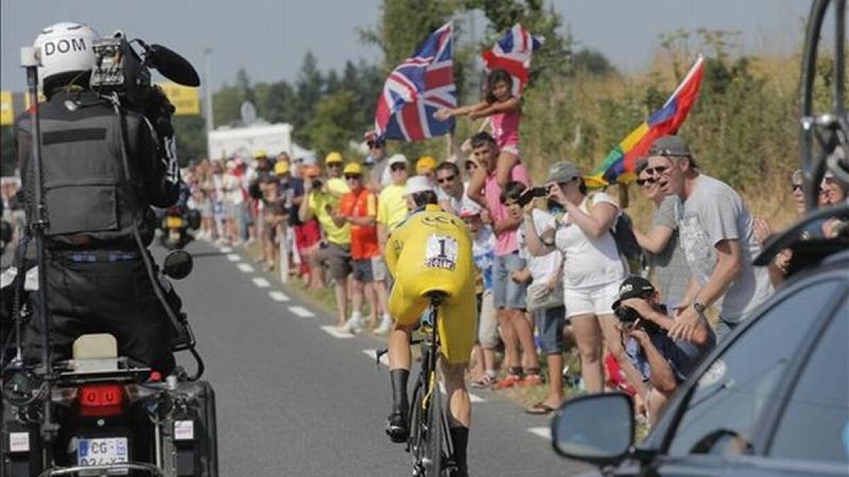 El ciclista Christopher Froome, en el pasado Tour de Francia.