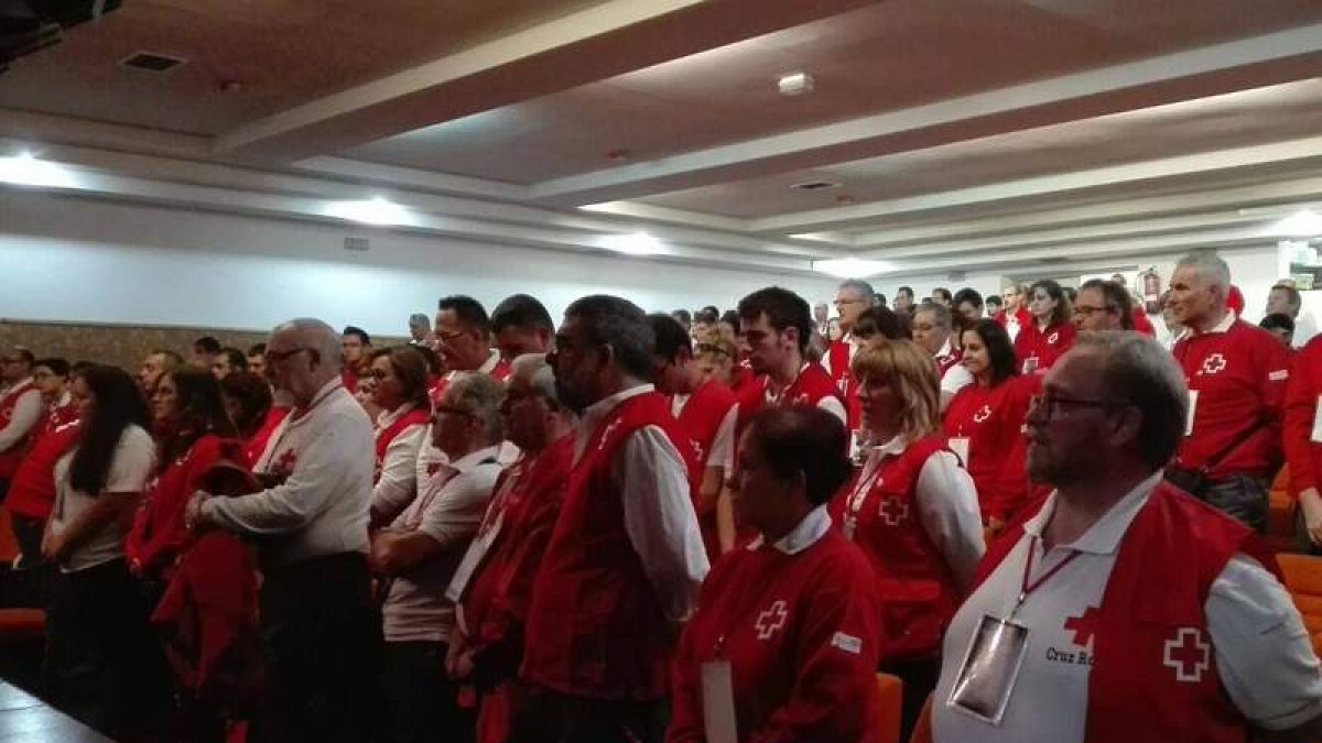 La institución eligió Villablino para el encuentro que dedica a sus voluntarios. ARAUJO