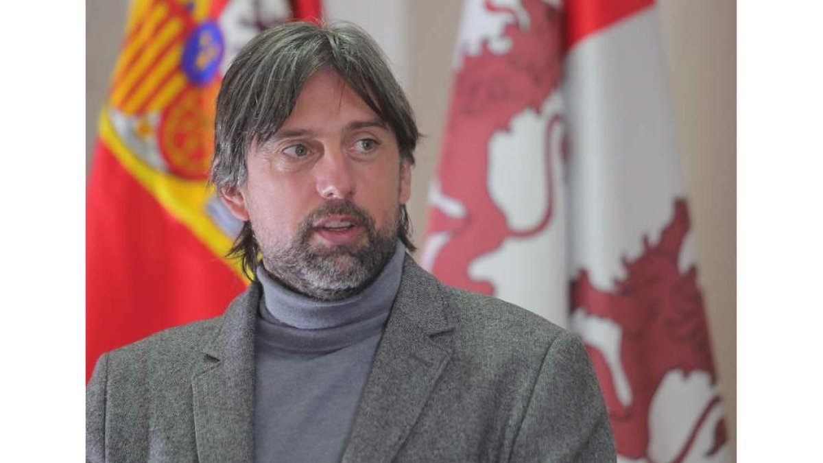 El alcalde de Congosto, Jorge García Vega. ANA F. BARREDO