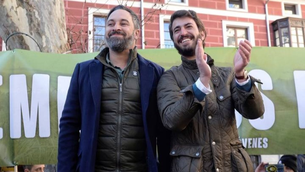 Santiago Abascal y Juan García-Gallardo. NACHO GALLEGO