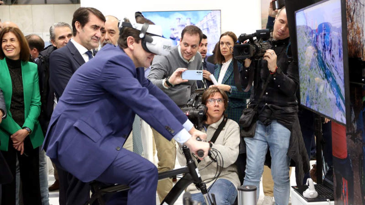 El presidente prueba la Zona Alfa. BENITO ORDÓÑEZ