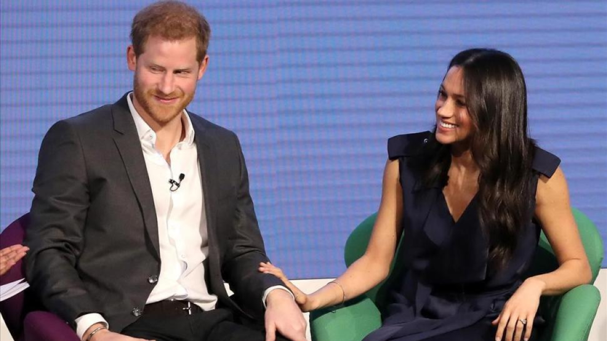 El príncipe Enrique y su prometida Megan Markle, el pasado miércoles en Londres.