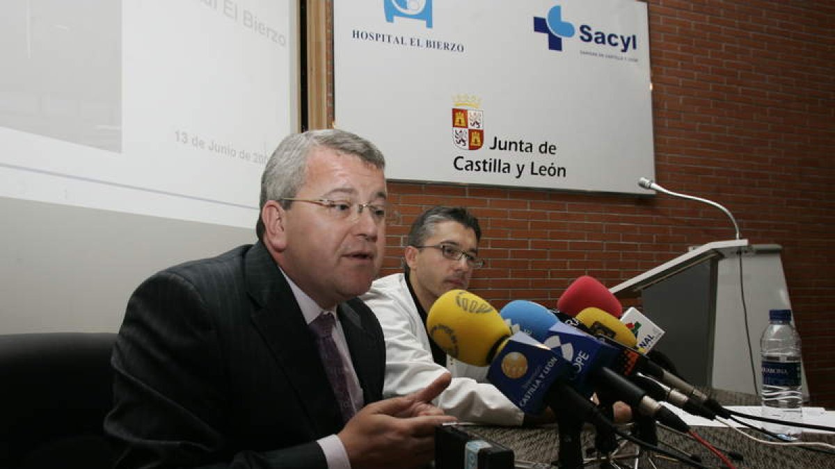 El gerente del Hospital del Bierzo, Alfonso Rodríguez Hevia, en una imagen de archivo.