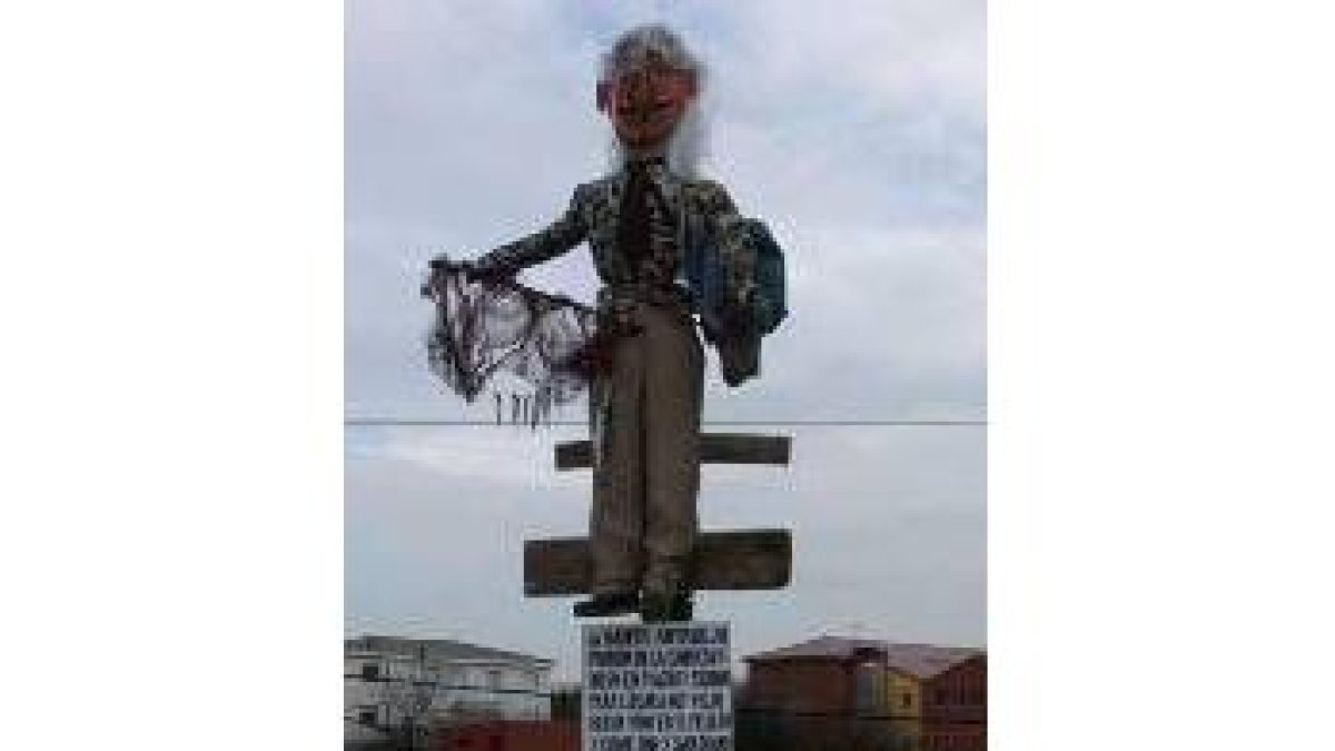 El santo antruejo ha sido el único símbolo del carnaval de este año