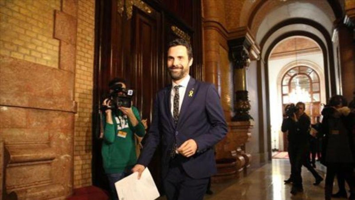 Roger Torrent, presidente del Parlament.