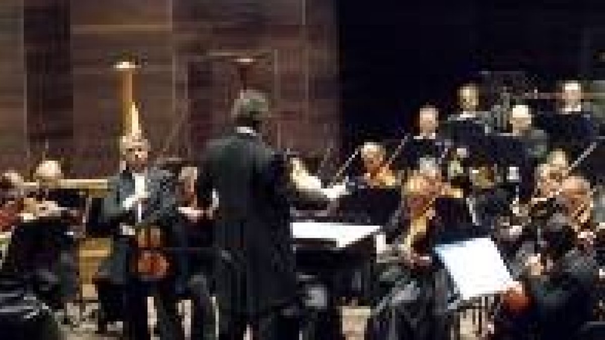 Un instante en el concierto ofrecido por la Orquesta Filarmónica de Lieja