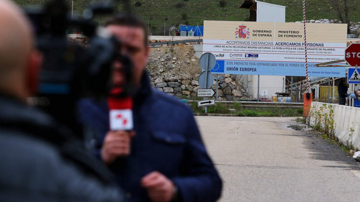 El suceso se produjo en el túnel de la Variante de Pajares en La Pola de Gordón