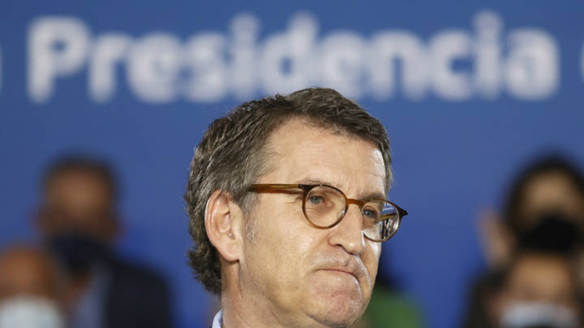 El presidente de la Xunta, Alberto Nuñez Feijóo, LAVANDEIRA JR