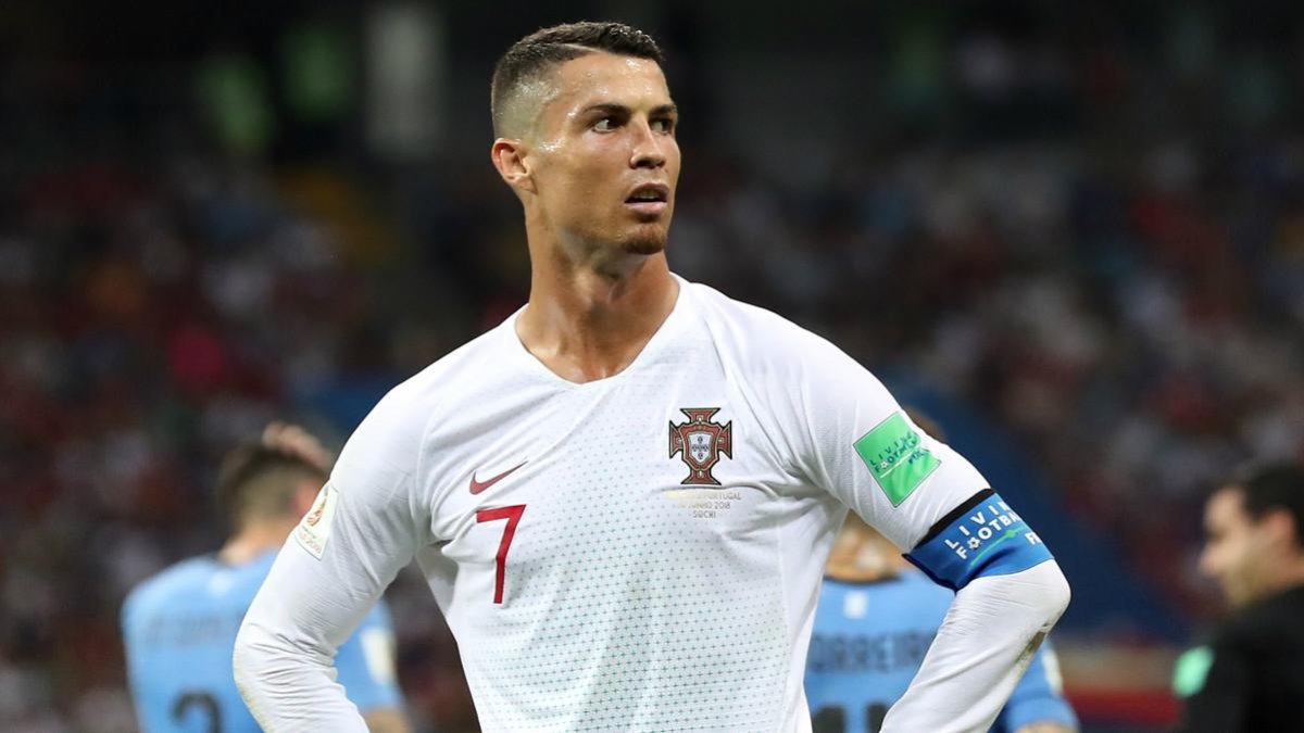 Ronaldo, en una imagen ante Uruguay