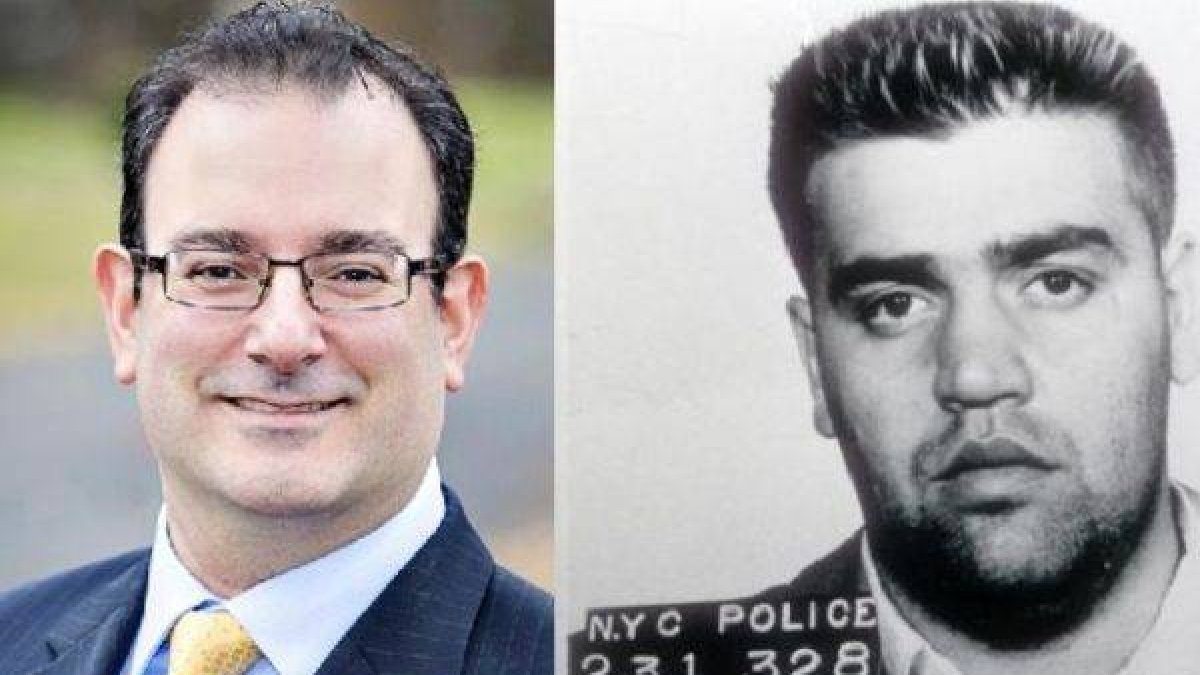 El alcalde de Airmont (NY) Phillip Gigante y su abuelo, el mafioso Vincent Gigante.