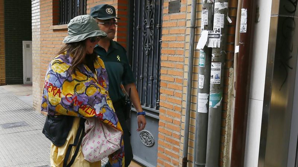 Montserrat González en una de sus salidas al dentista