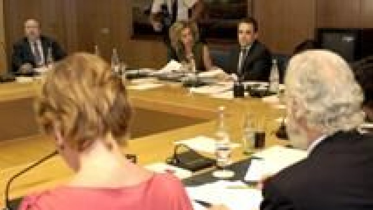 Imagen de la Junta de Portavoces de la Asamblea de Madrid que tuvo lugar ayer