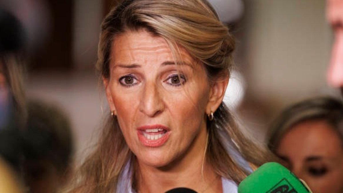 Yolanda Díaz Pérez, vicepresidenta segunda del Gobierno y Ministra de Trabajo y Economía Social. SERGIO PÉREZ