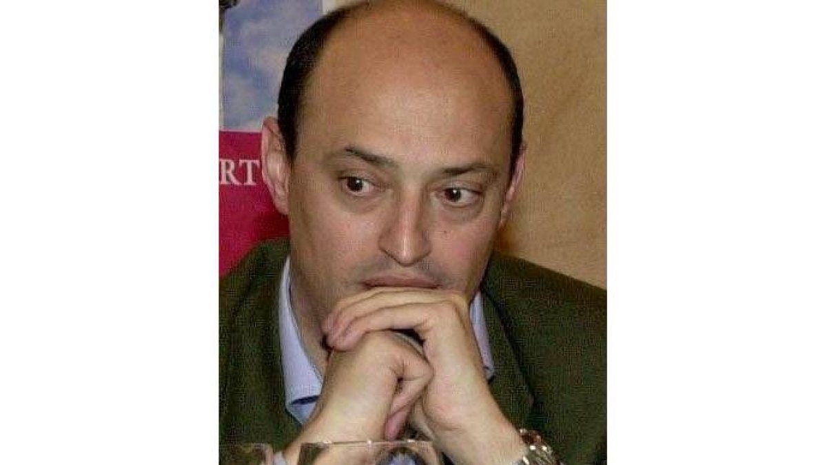 Eric Frattini, ayer en la presentación de su libro