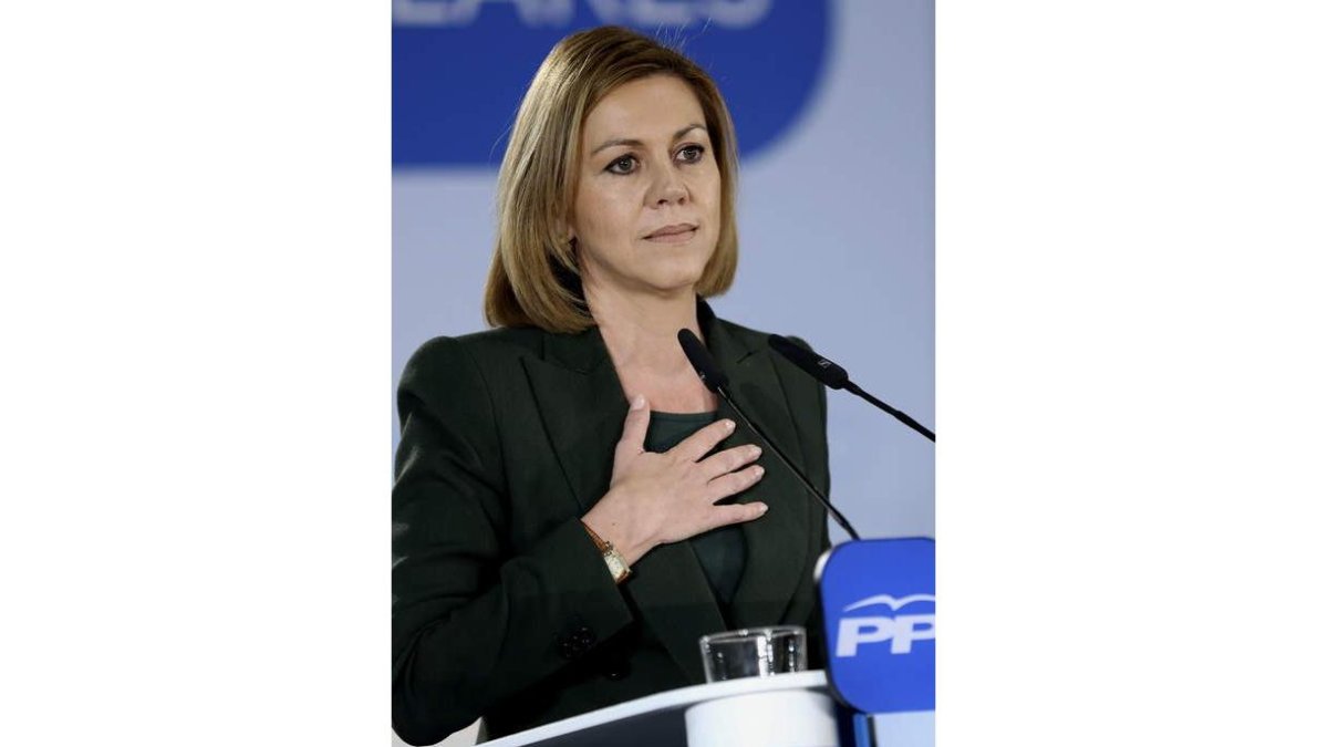 La secretaria general del PP, María Dolores de Cospedal.