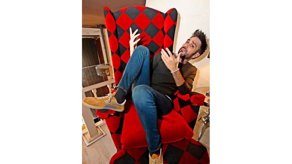 El humorista Dani Martínez, que hoy y mañana ‘juega en casa’. RAMIRO