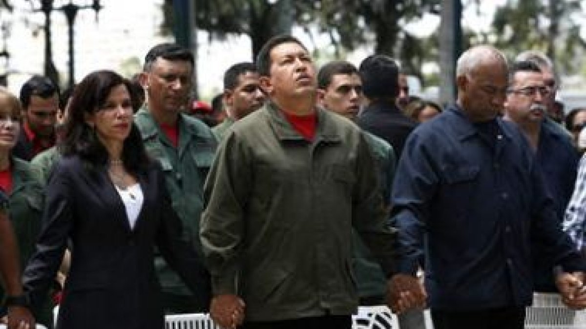 Chávez participó ayer en una «celebración ecuménica» por el «Caracazo»