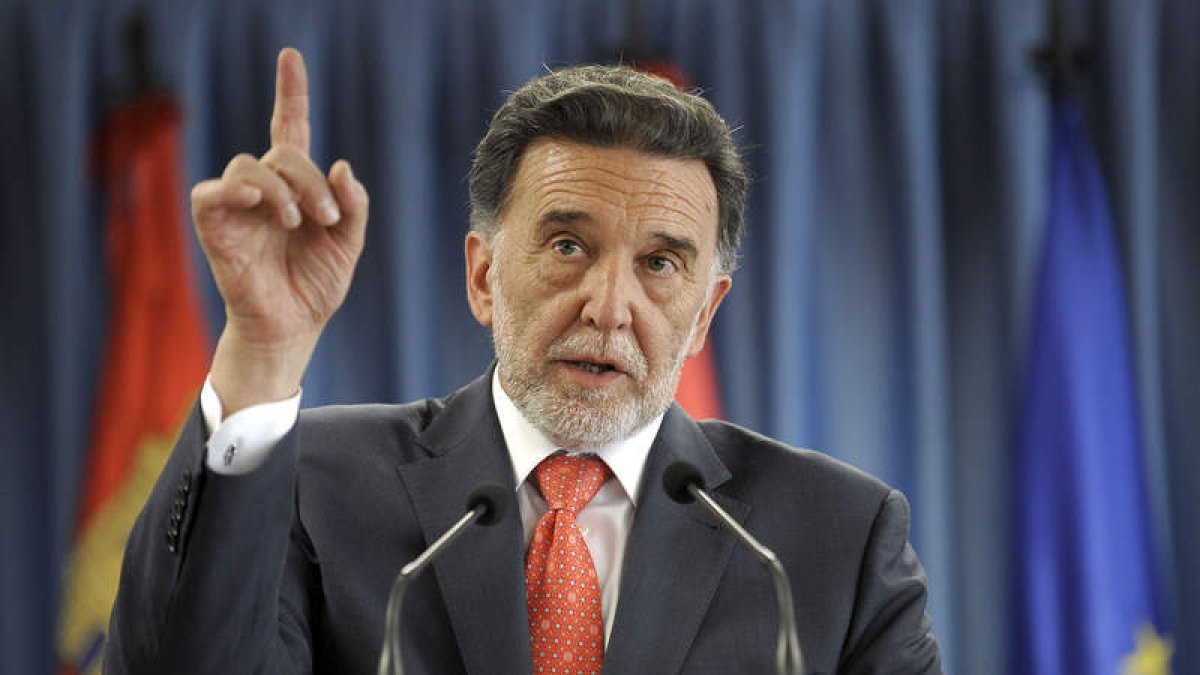Miguel Alejo durante la rueda de prensa con motivo de la seguridad en la JMJ.