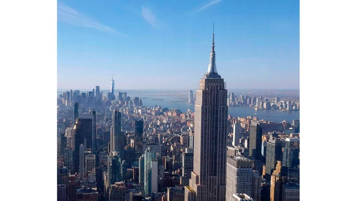 Vista panorámica del Empire State Building de Nueva York. jorge fuentelsaz