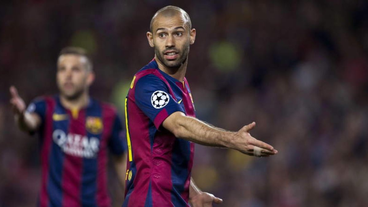 Mascherano seguirá en el Barça hasta junio de 2019. GARCÍA