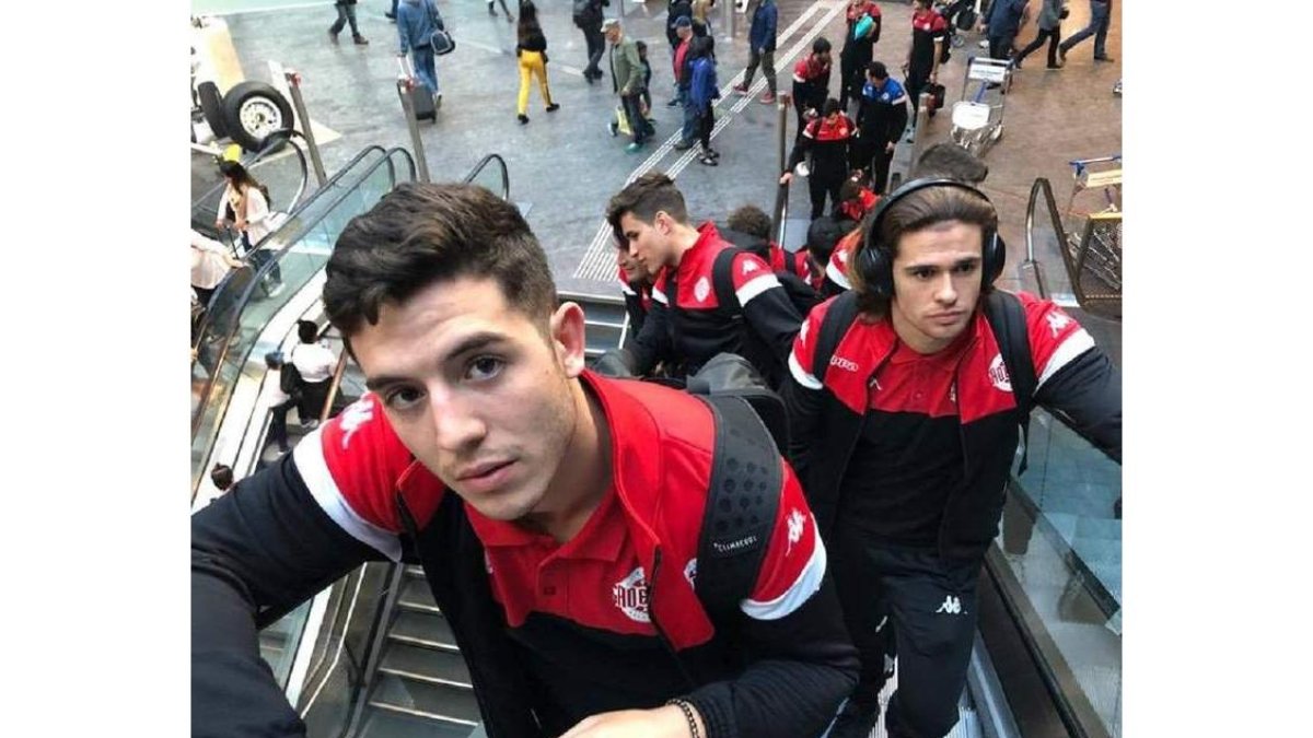 Los jugadores del Abanca Ademar llegan a Suiza convencidos de que pueden vencer. TWITTER ADEMAR