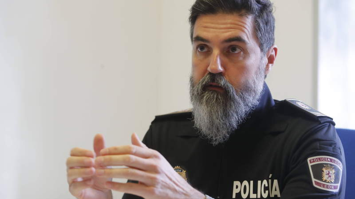 Llorente, en un momento de la entrevista de ayer. RAMIRO