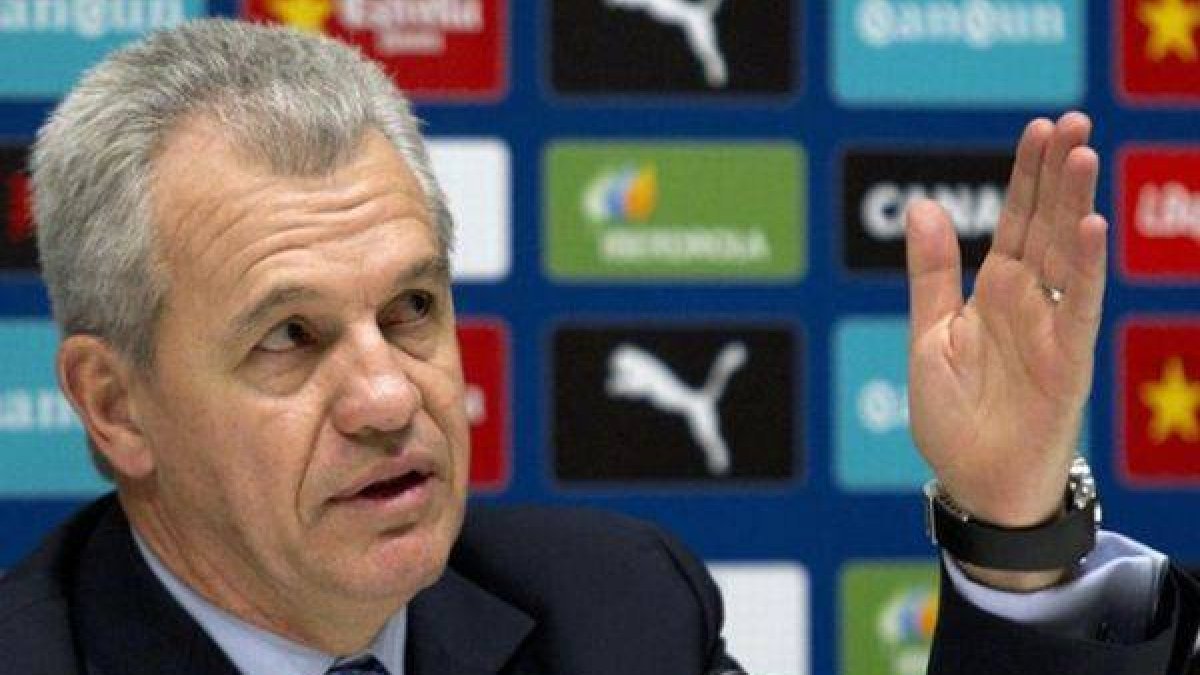 Aguirre, en una rueda de prensa.