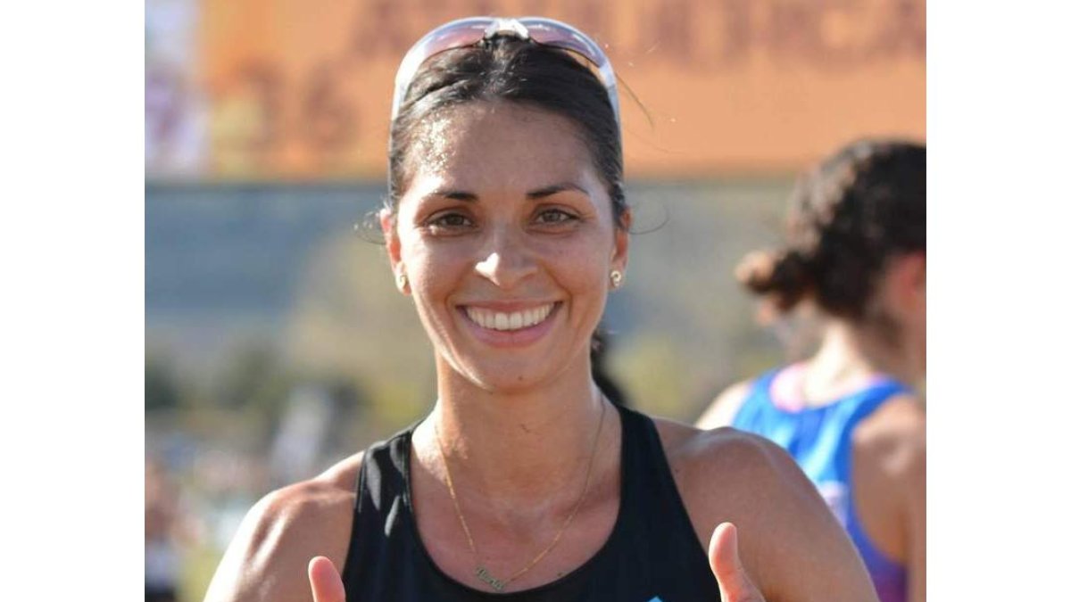 Nuria Lugueros cuajó una gran actuación en el Cross de Valladolid. DL