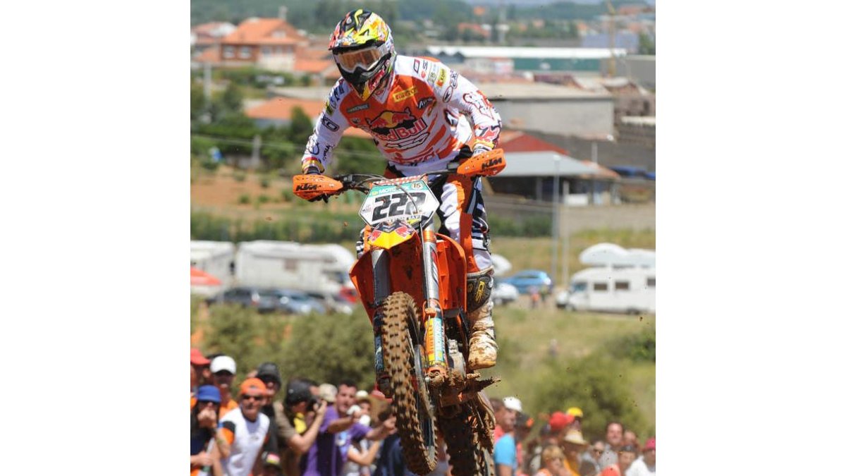 Cairoli fue el triunfador en La Salgada. El mejor piloto mundial de motocross no podrá repetir.