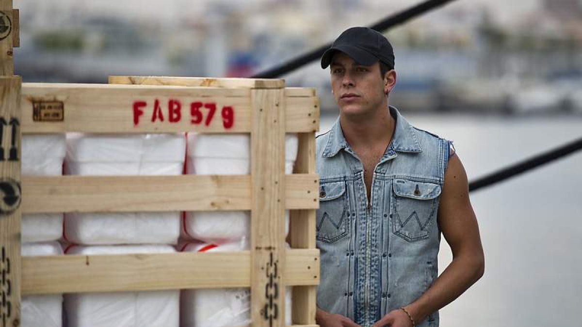 El actor Mario Casas, en un momento del rodaje de la serie ‘El Barco’, que hoy pone punto y final.