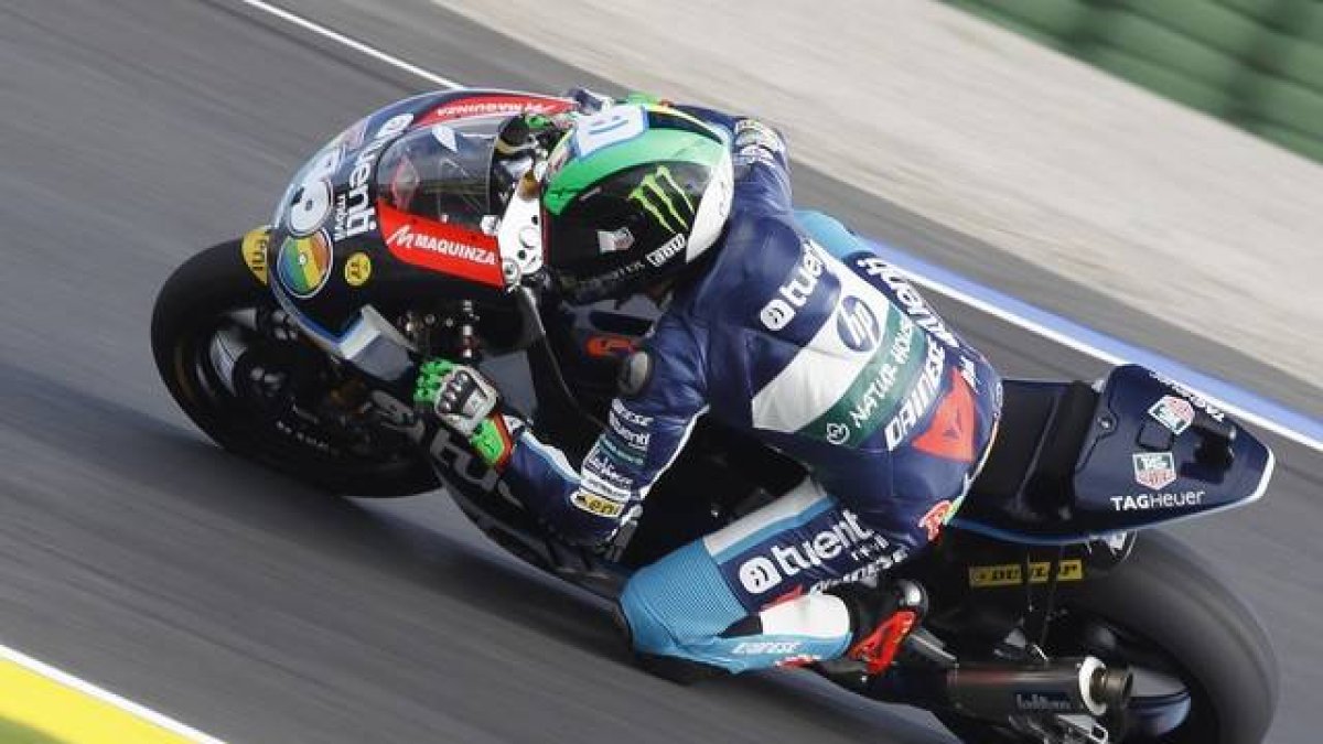 Espargaró, en el circuito de Cheste, este sábado.
