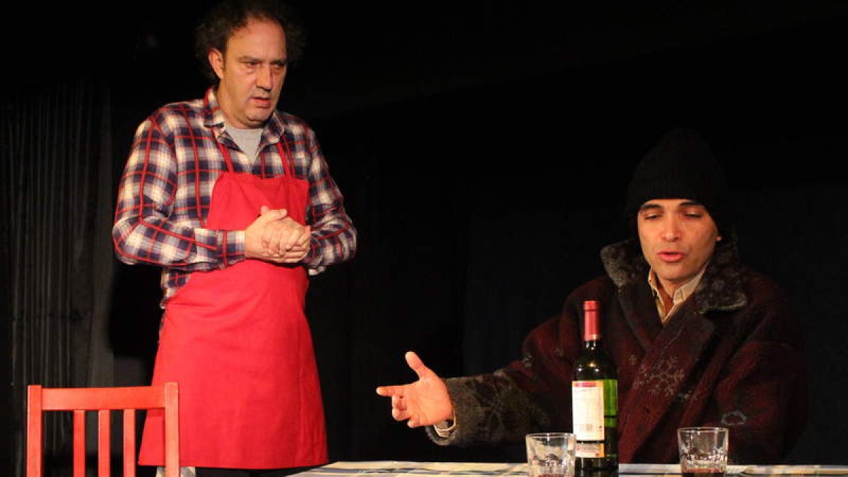 Vladimir Cruz y Jesús Prieto en un momento de la representación